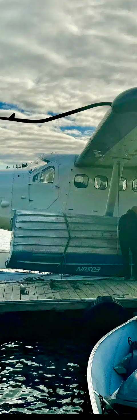 Sport fishing memories at the outfitter at Andrew Lake Lodge, Wood Buffalo, Alberta