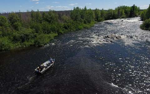 Photo de Ganglers North Seal River Lodge dans le Nord du Manitoba, Mb