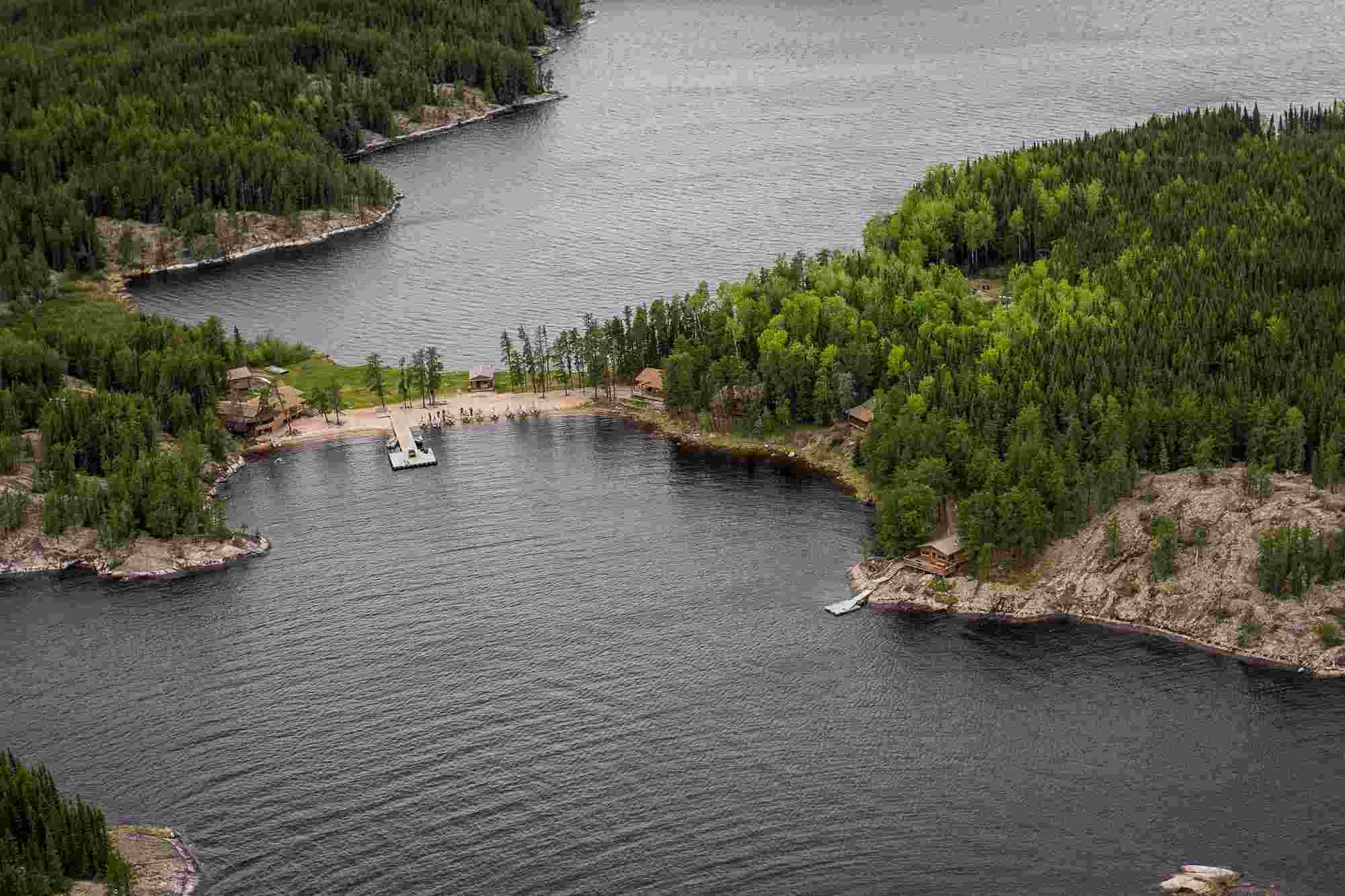 Photo de Shining Falls Lodge dans les Whiteshell, Mb