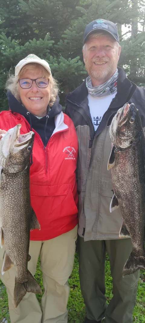 Fishing Brook trout at Hidden River Lodge, Algoma Country, Ontario — photo 2