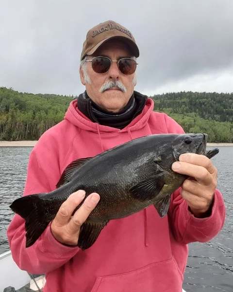 Fishing at Hidden River Lodge, Algoma Country, Ontario