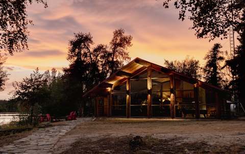Photo de Arctic Lodges dans la Forêt boréale, Sk