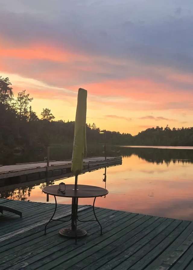 Photo de Muskie Bay Resort dans le Sunset Country, On
