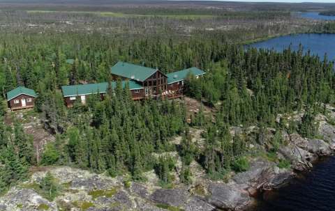 Photo de Milton Lake Lodge dans le Bassin de l'Athabasca, Sk