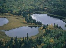 Photo de Childs Lake Lodge dans les Duck Mountain, Mb