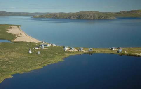Photo de Peterson's Point Lake Camp dans les Slave Nord, Nt
