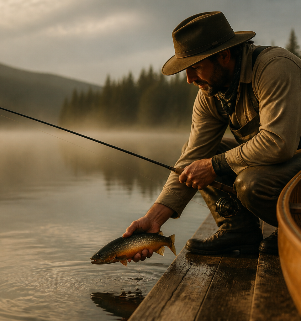 Pêche truite rouge au Québec