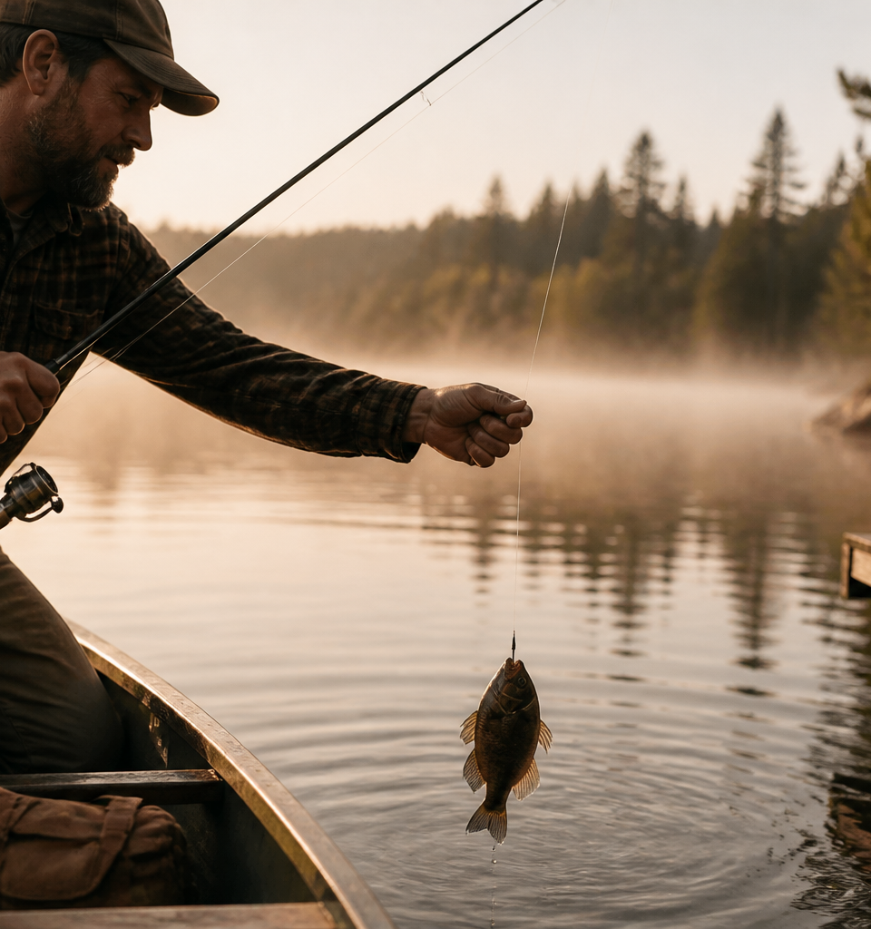 Pêche crapet arlequin en Ontario