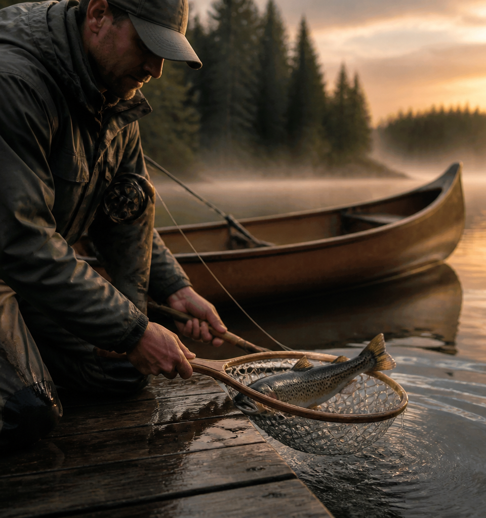Pêche truite mouchetée au Québec