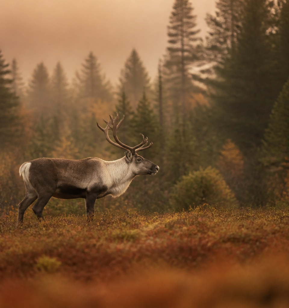 Caribou en milieu naturel au Québec