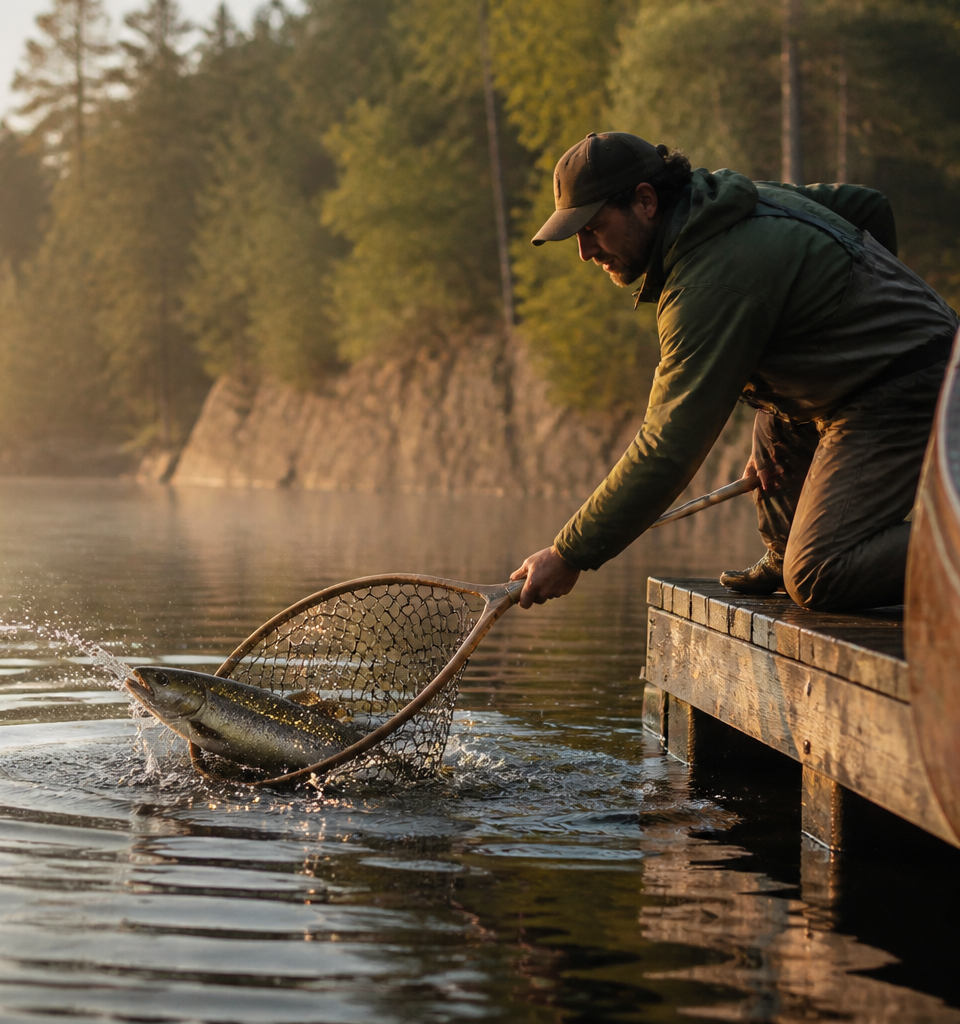 Pêche saumon chinook en Ontario