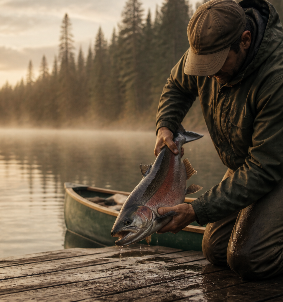 Pêche saumon coho en Ontario