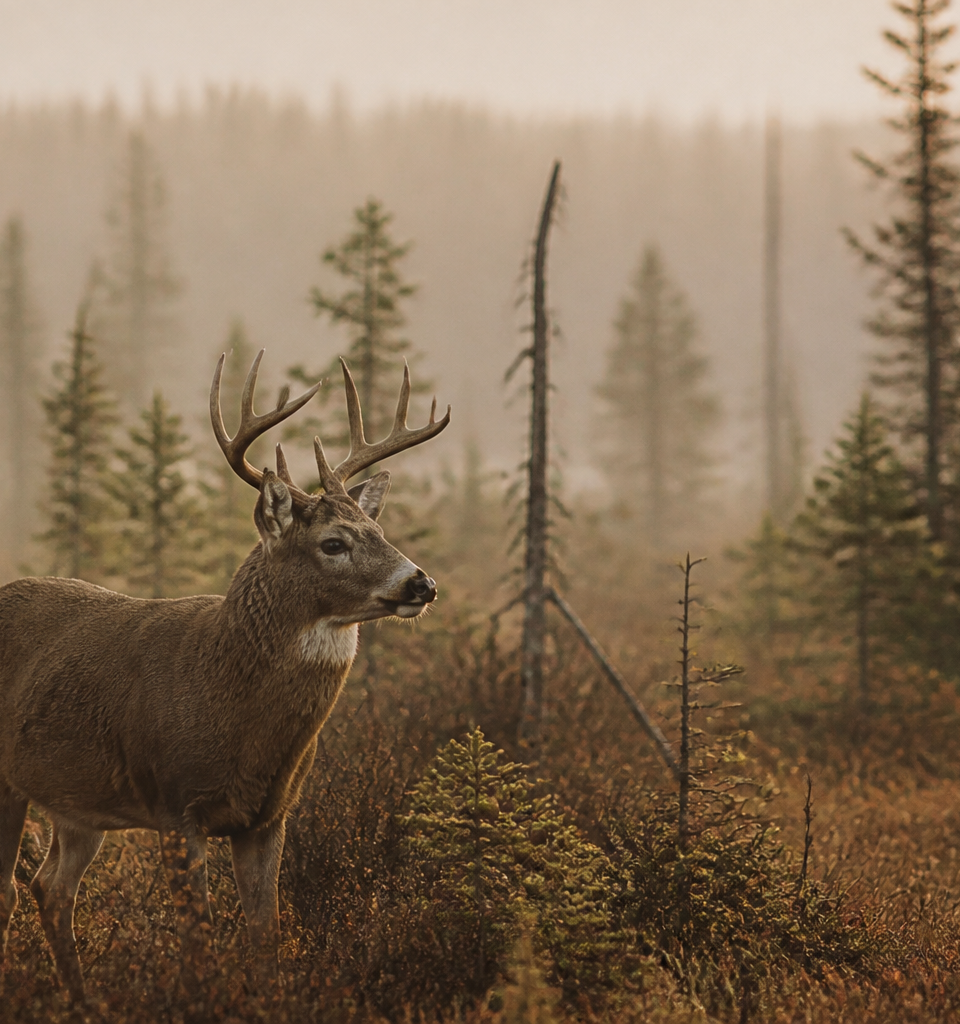Chevreuil en milieu naturel en Saskatchewan