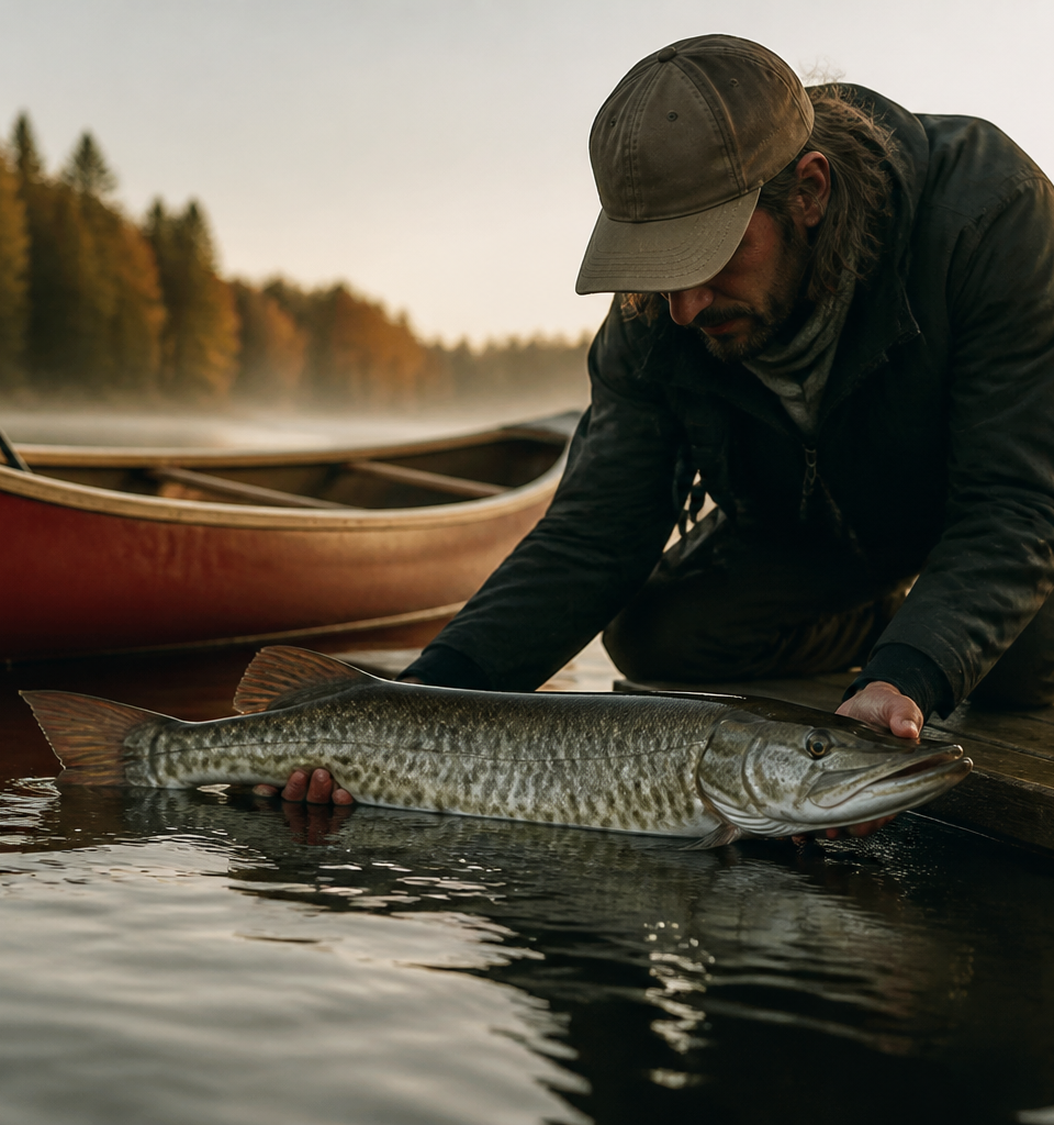 Pêche maskinongé au Québec